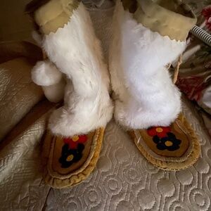 Vintage authentic mukclucks from Northern Manitoba